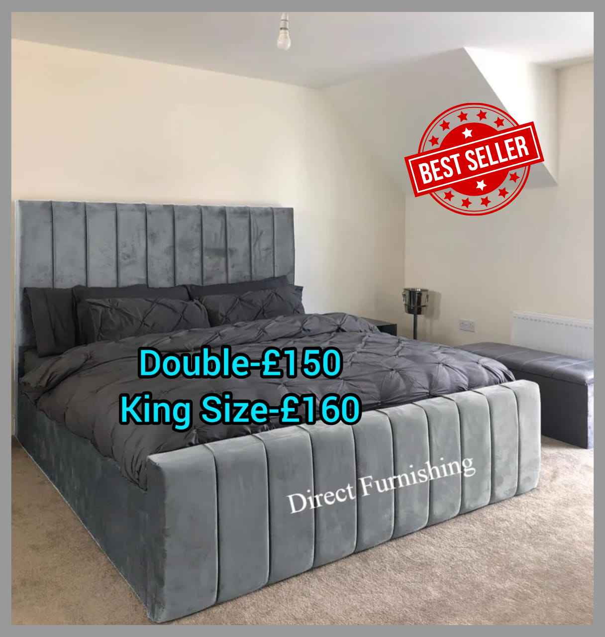 Eman Khan Facebook ad: Mega Sale on Brand New Line Beds+ Cash on delivery+ All…