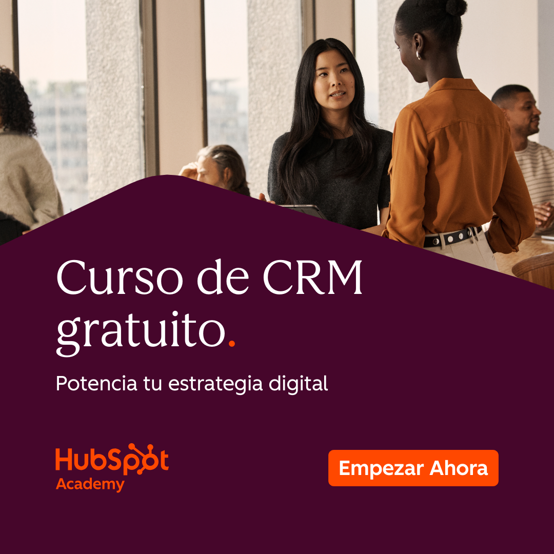 HubSpot Facebook ad: Curso gratuito de CRM