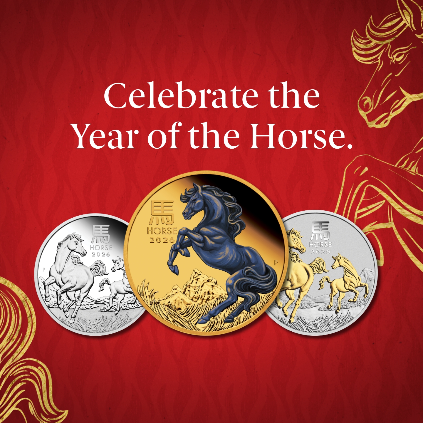 The Perth Mint Facebook ad: Own the tradition.