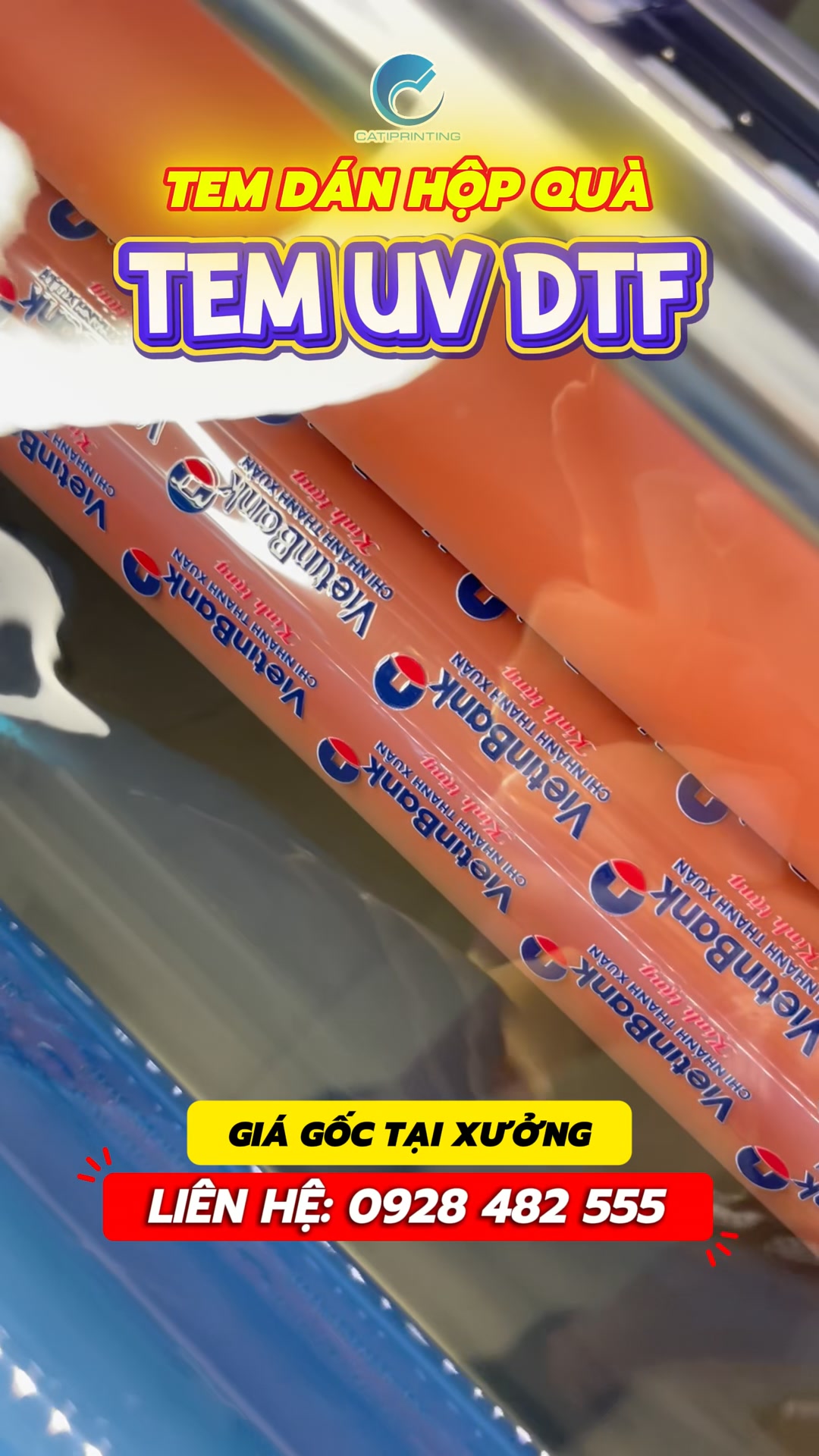 Cati Printing - Giải Pháp In Localbrand Facebook ad: [ TEM DÁN HỘP QUÀ TẶNG SANG TRỌNG…