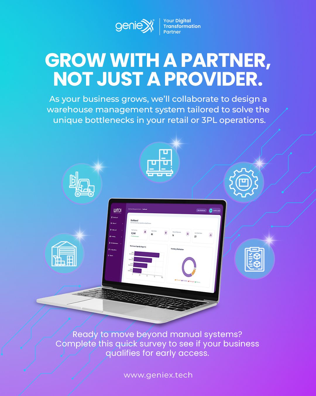 GenieX Facebook ad