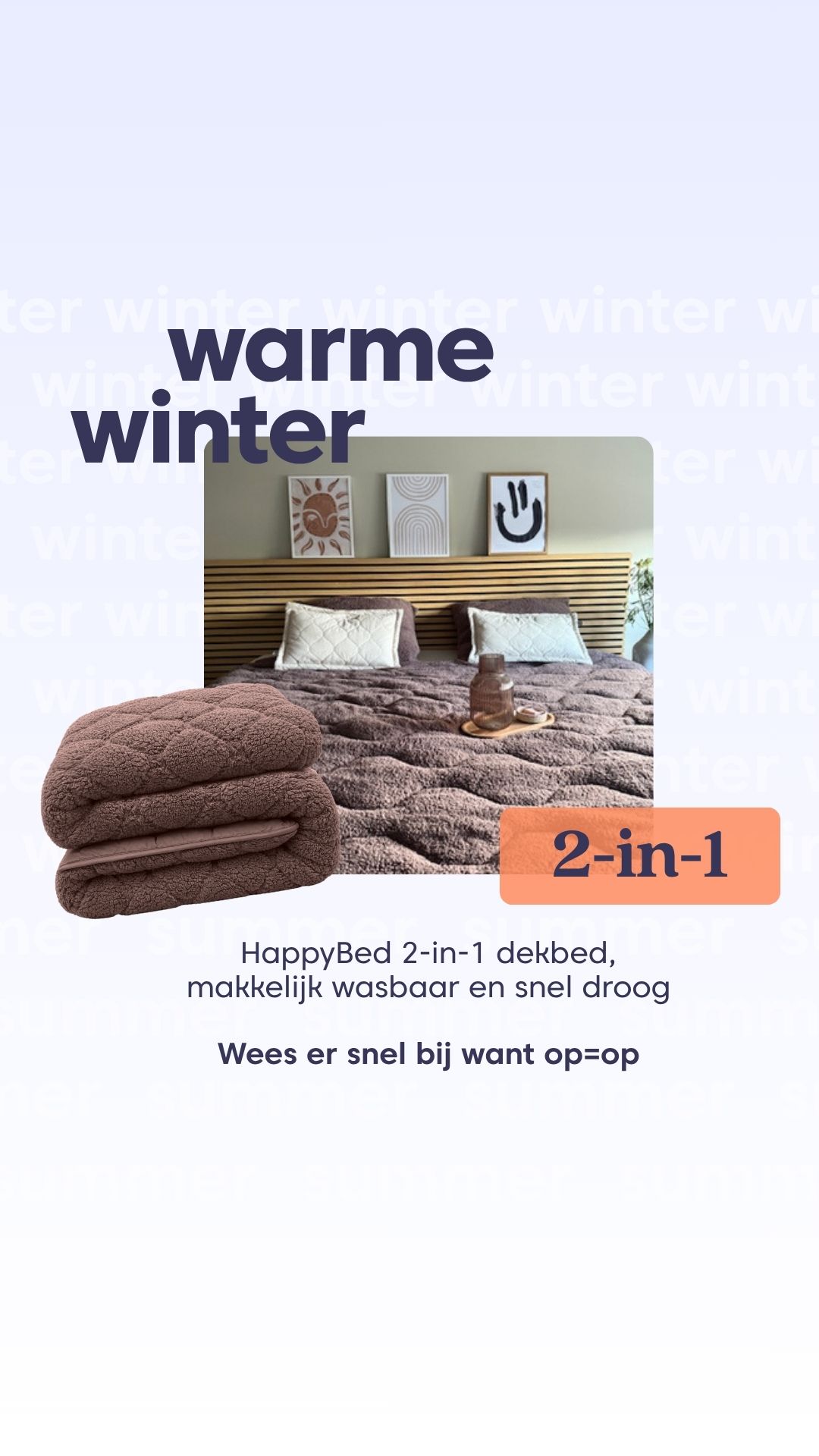 HappyBed Facebook ad