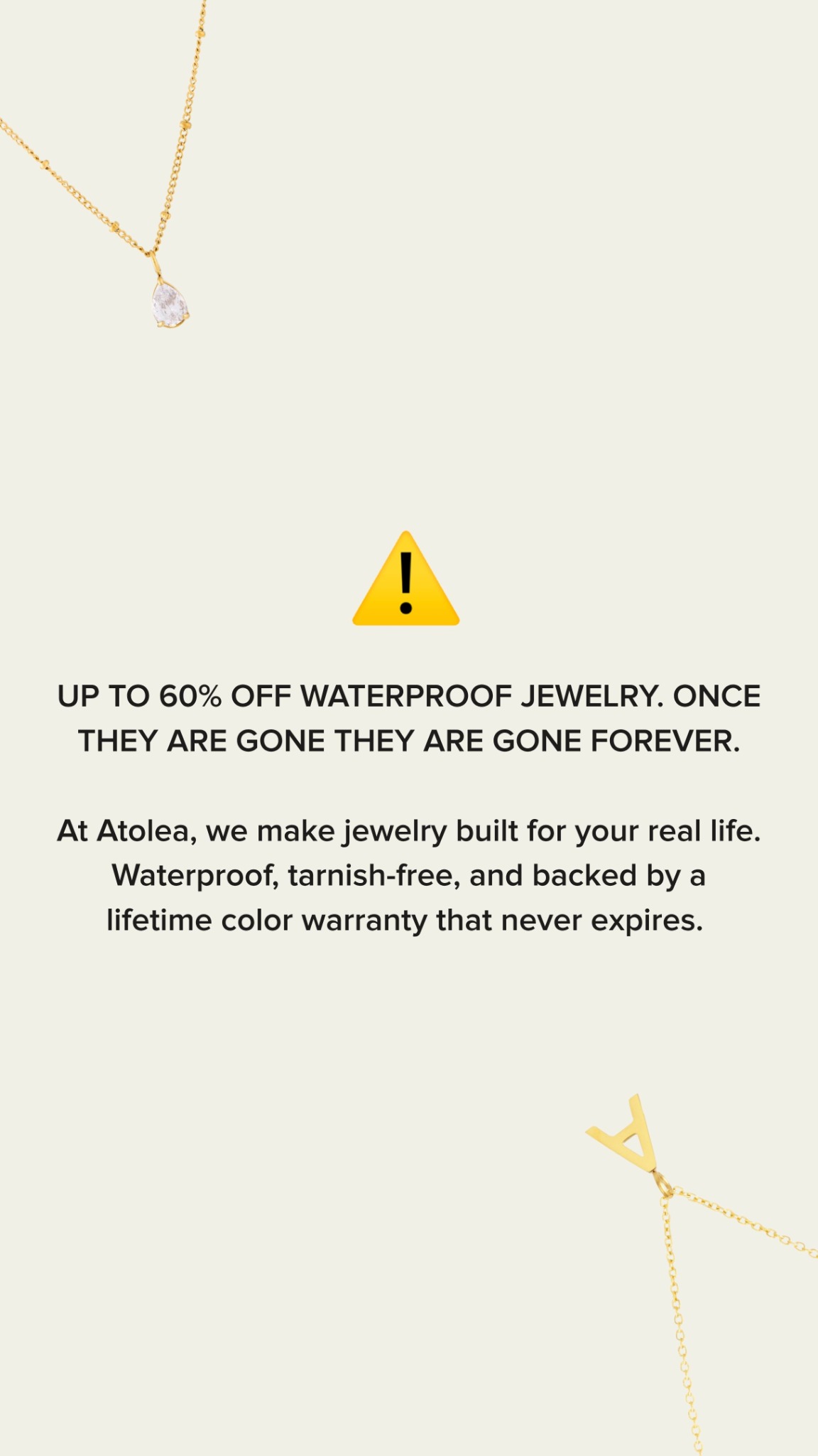 Atolea Jewelry Facebook ad