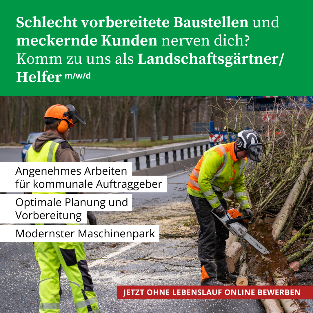 Scheer Garten und Landschaftsbau GmbH & Co. KG Facebook ad from May 19, 2025