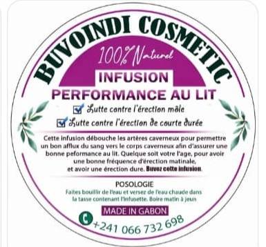 Buvoindi Comestic Facebook ad: Nos infusions 100℅ feuilles et écorces naturelles issues…