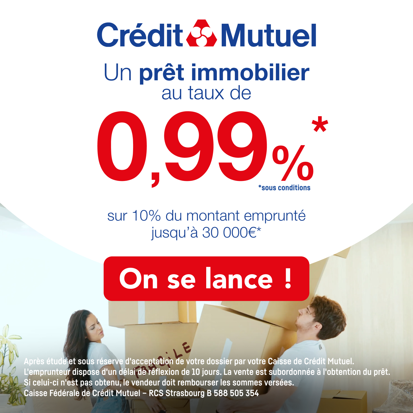 Crédit Mutuel Facebook ad