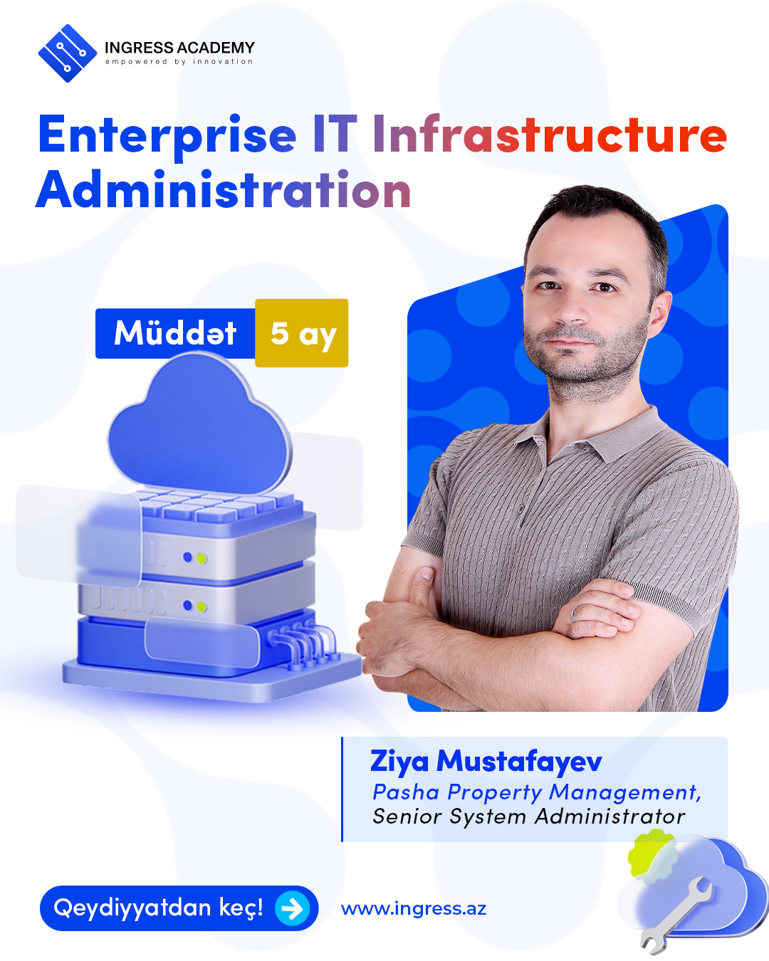 Ingress Academy Facebook ad: İT sahəsində karyerasını Infrastructure Administrator kimi…