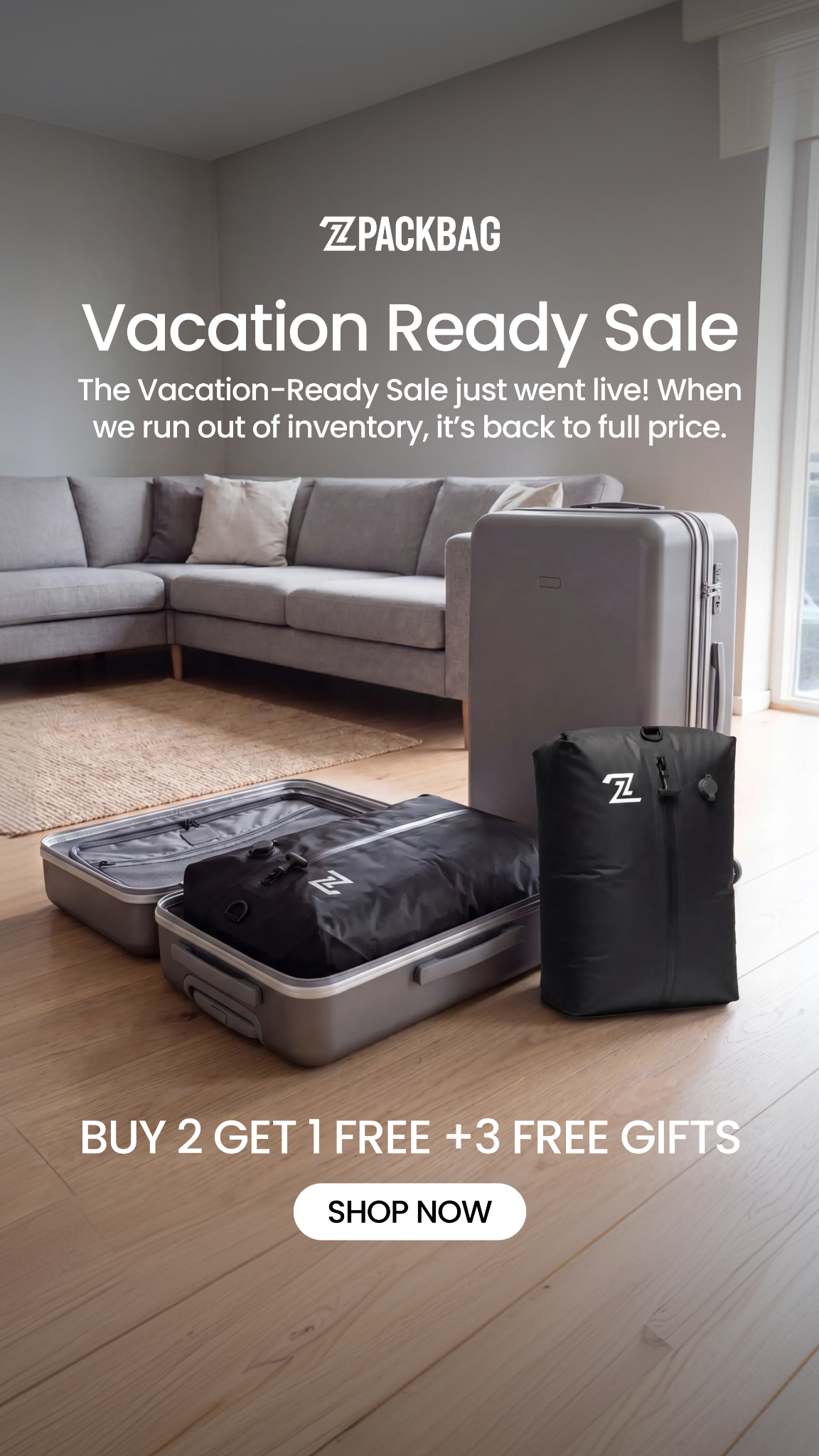 2packbag Facebook ad