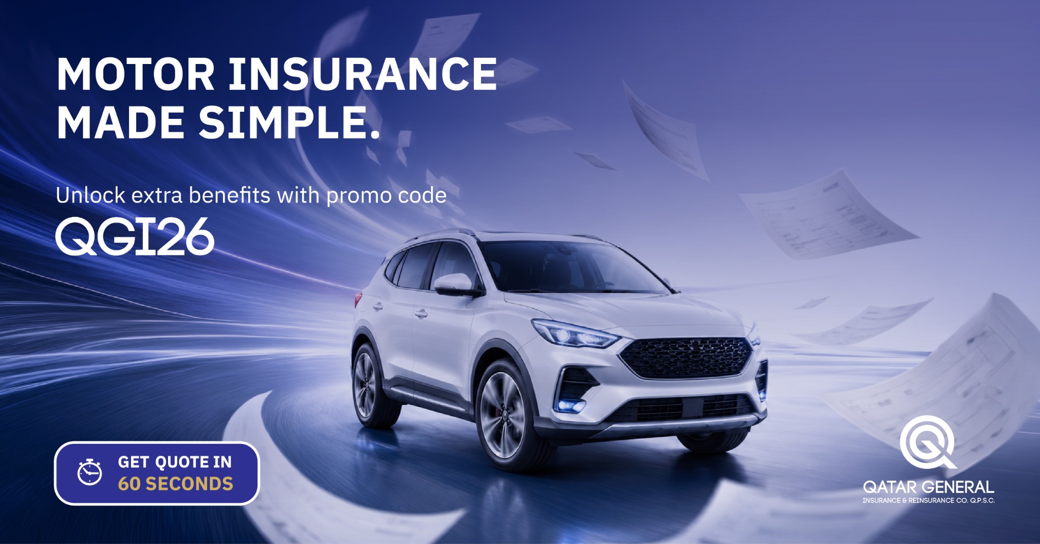 Qatar General Insurance Facebook ad