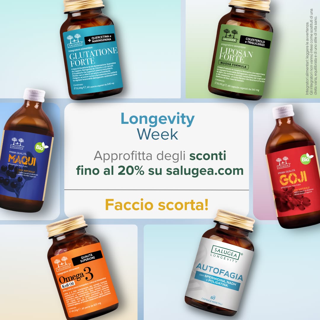 Salugea Facebook ad: Formule 100% naturali