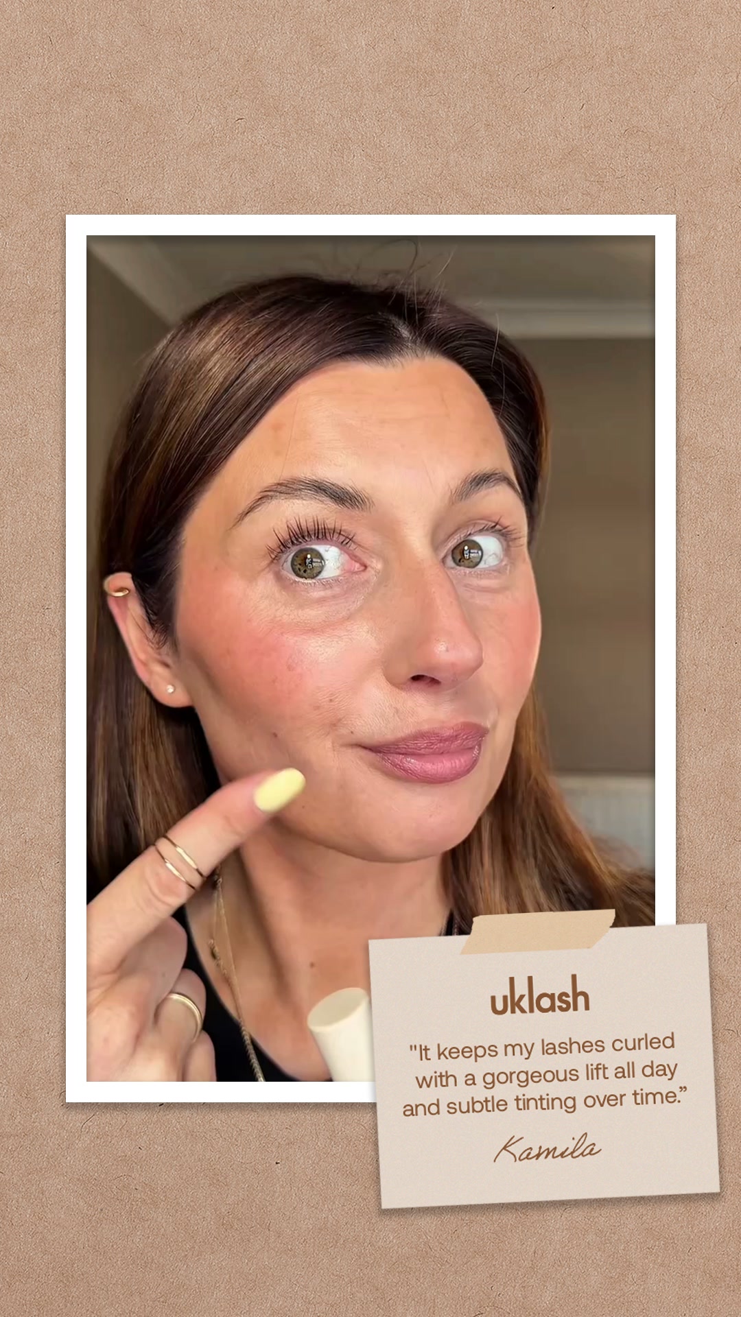 Uklash Facebook ad: NEW IN: Lash Lift Gel