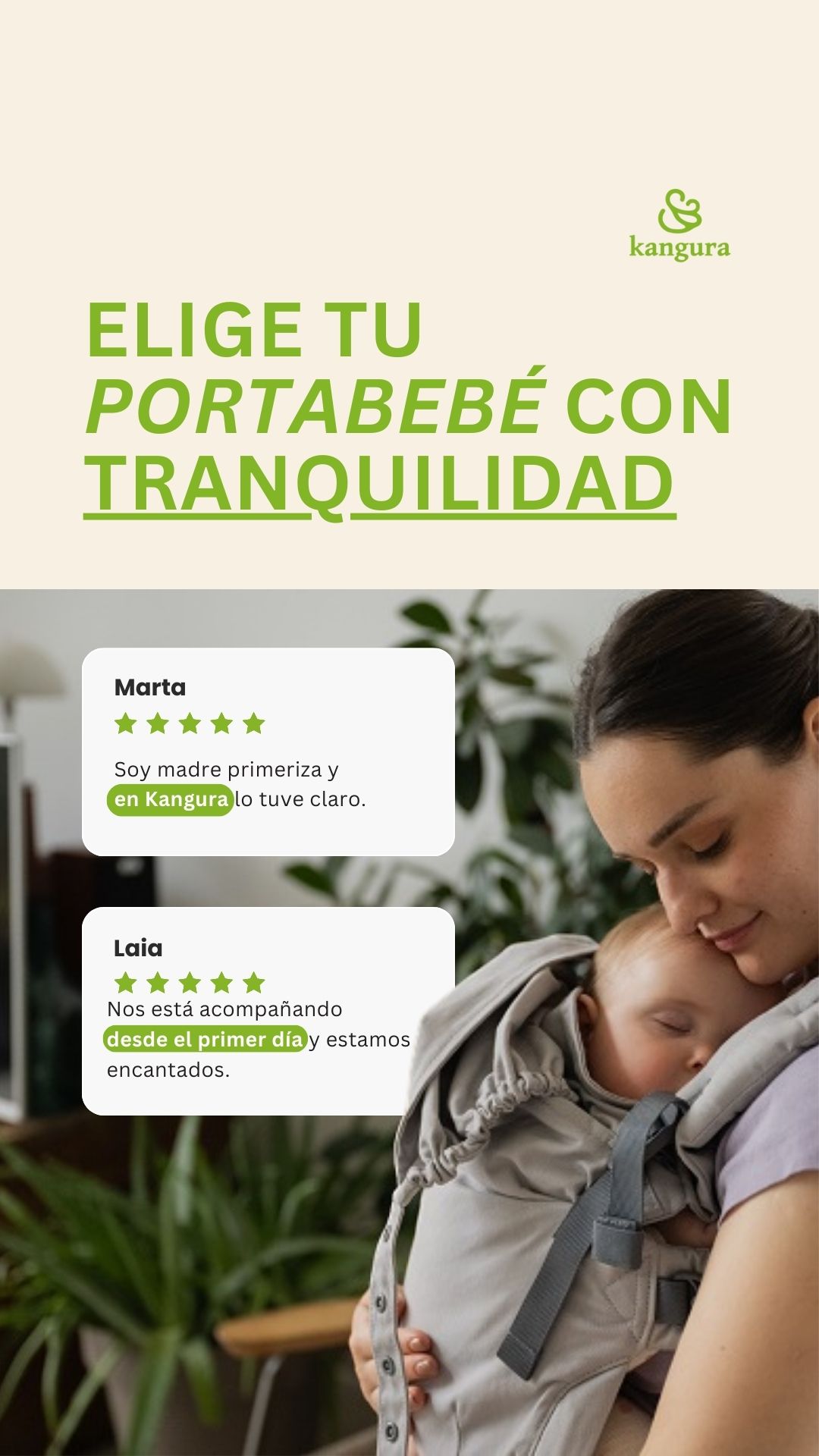 Kangura Portabebes Facebook ad from May 19, 2026
