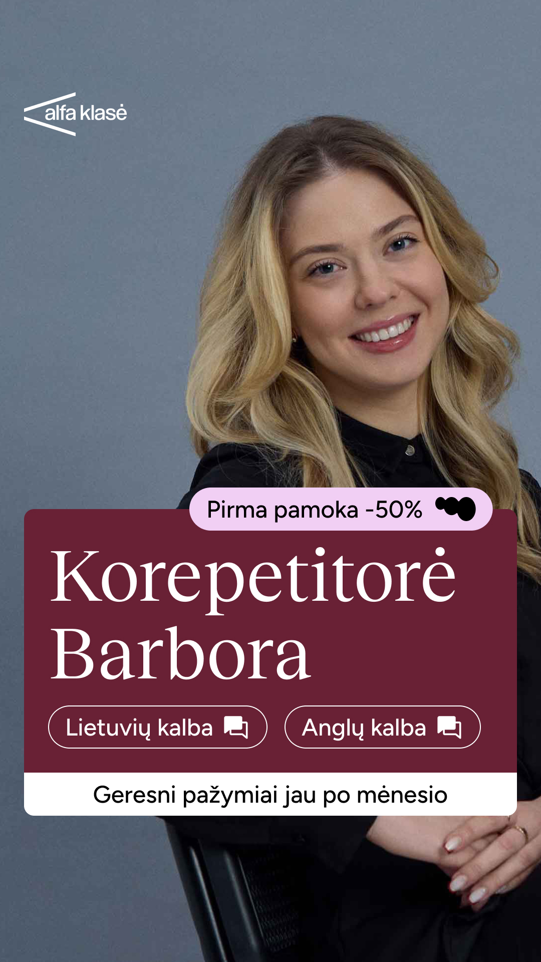 Alfa Klasė Facebook ad