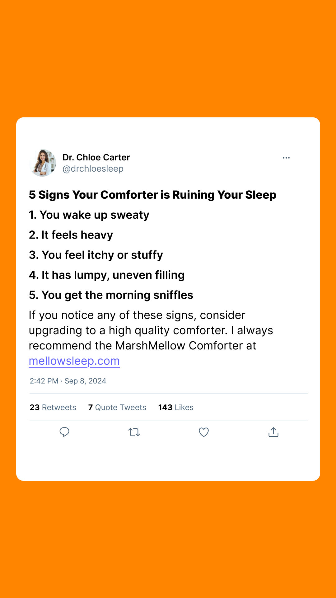 Mellow Bedding Collection Facebook ad from Feb 17, 2026