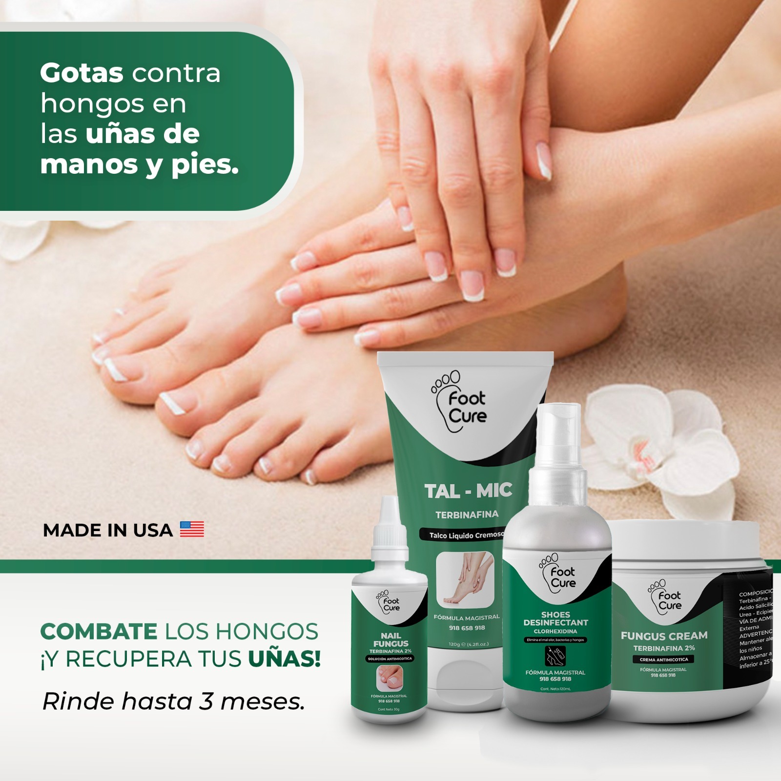 Nail Fungus Solution Perú Facebook ad: ¡ATENCIÓN RECUPERA TUS UÑAS!