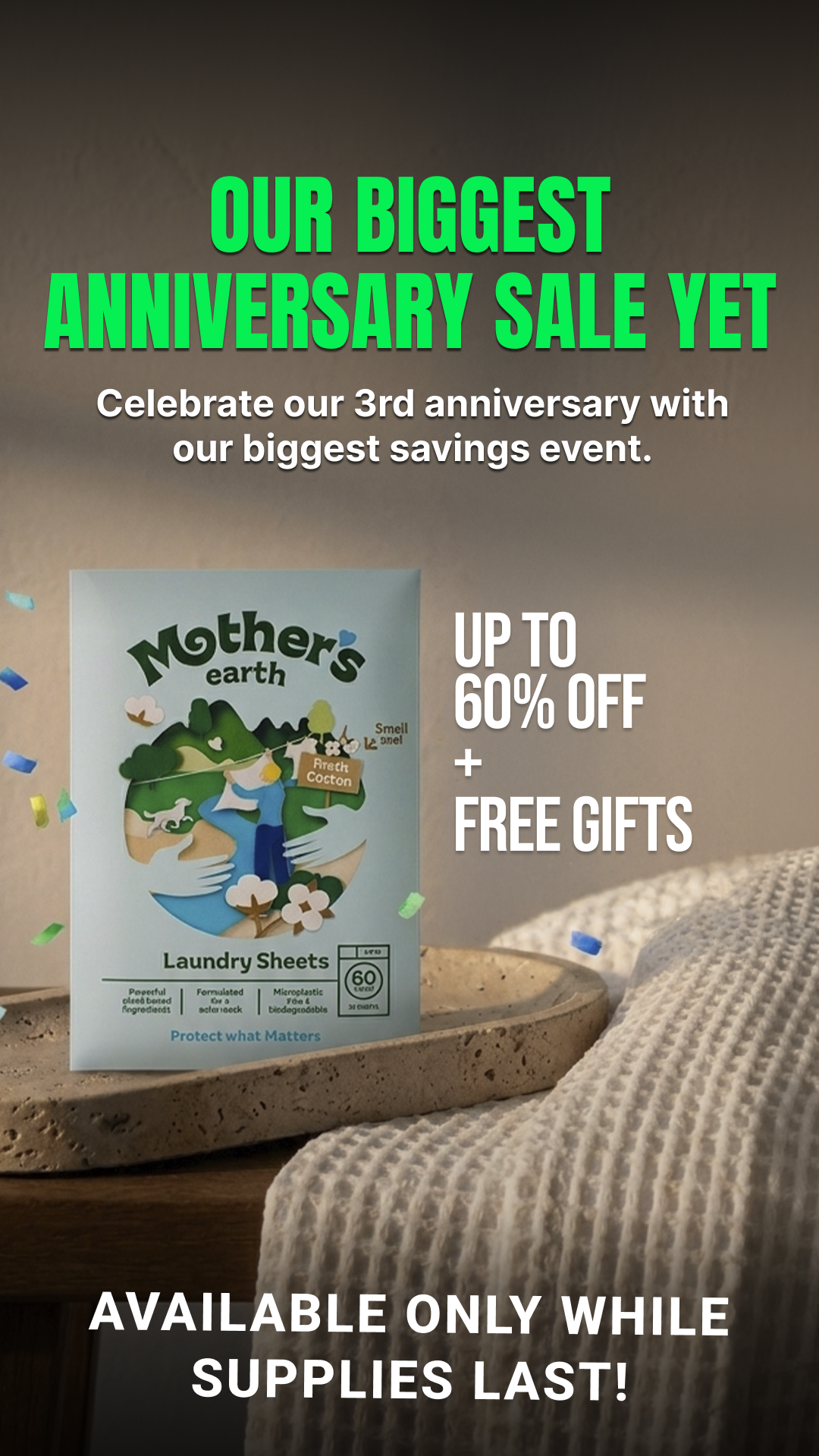 Mothers Earth Facebook ad
