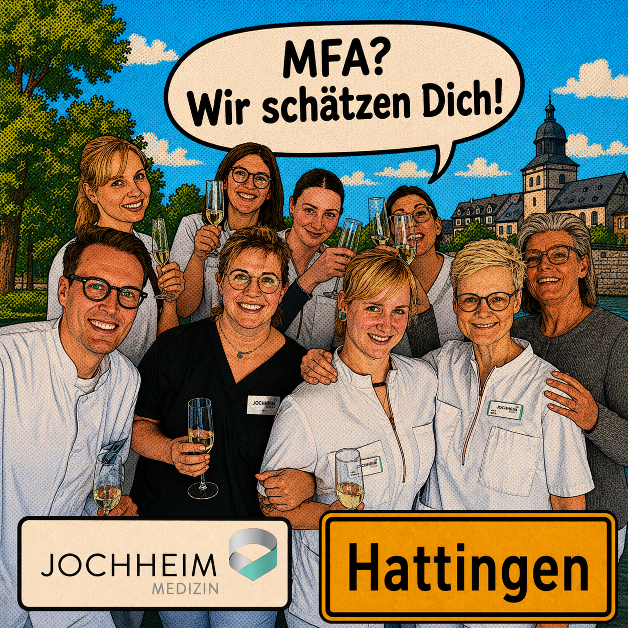 Traumjobs in der Medizin Facebook ad: Wir suchen Dich als MFA in Hattingen! (m/w/d)