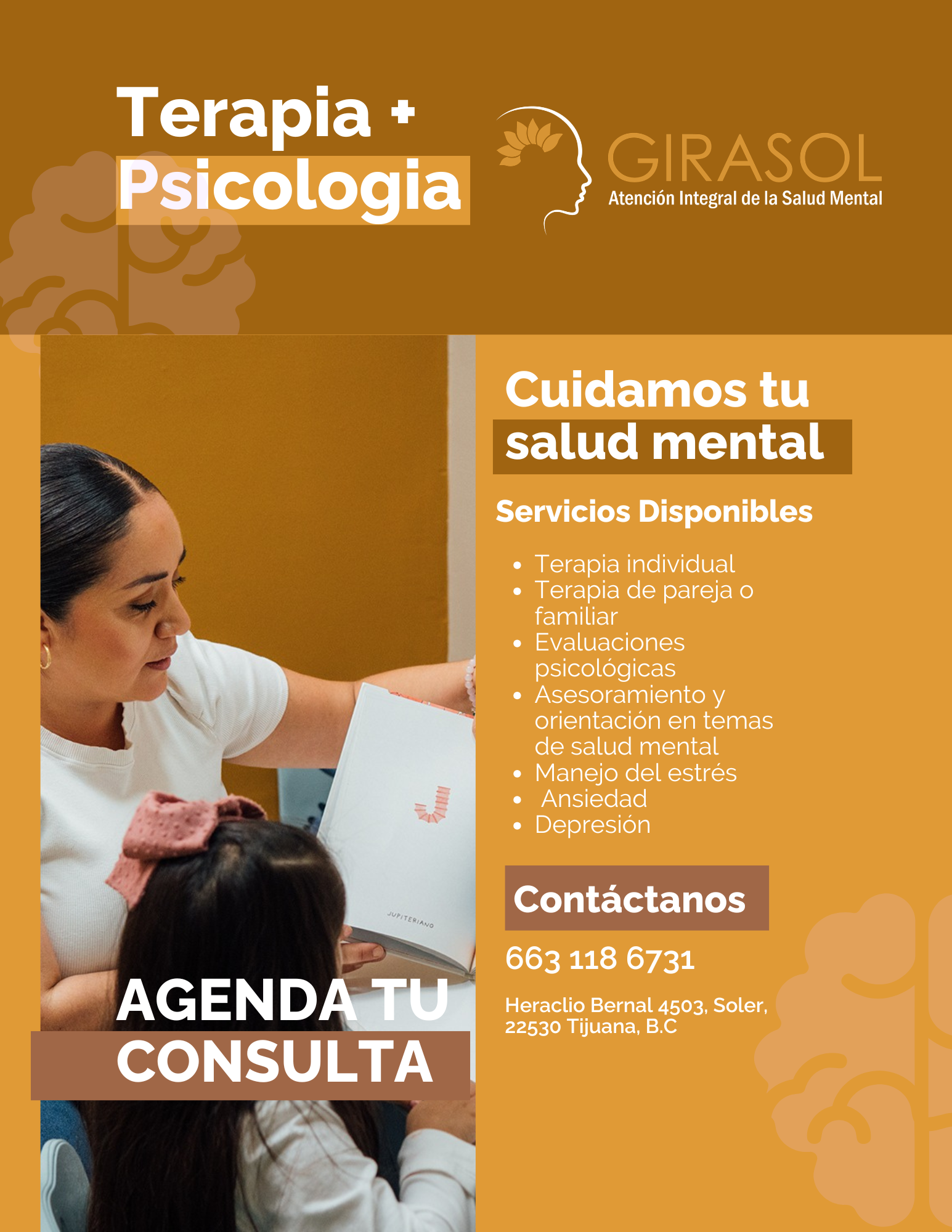 Girasol Atencion Integral de la Salud Mental Facebook ad from Mar 7, 2026
