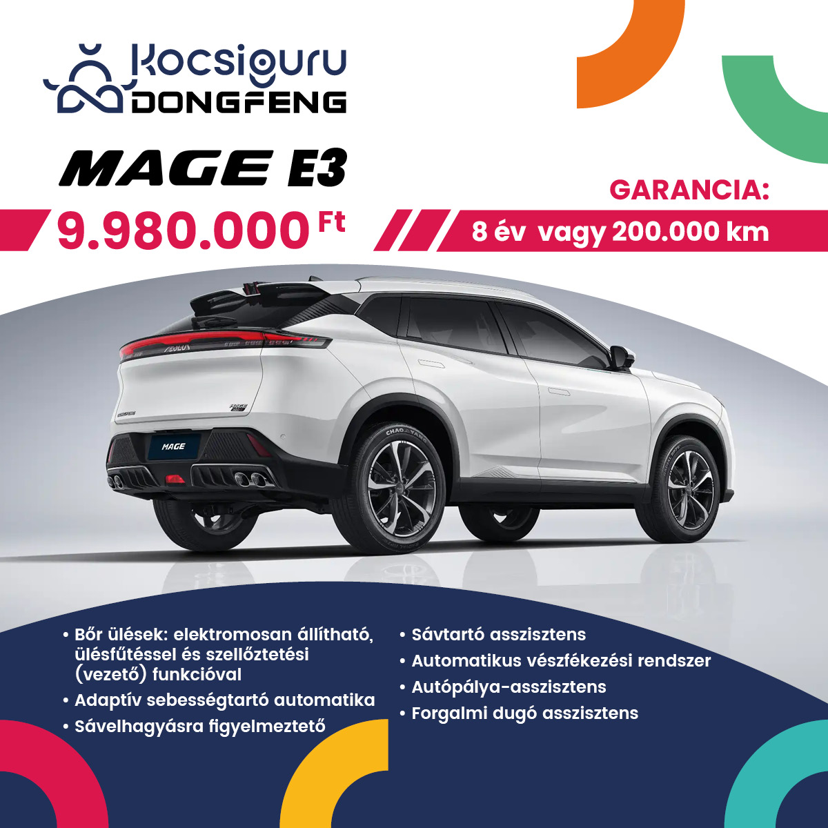KocsiGuru Facebook ad: Foglalj időpontot tesztvezezetésre