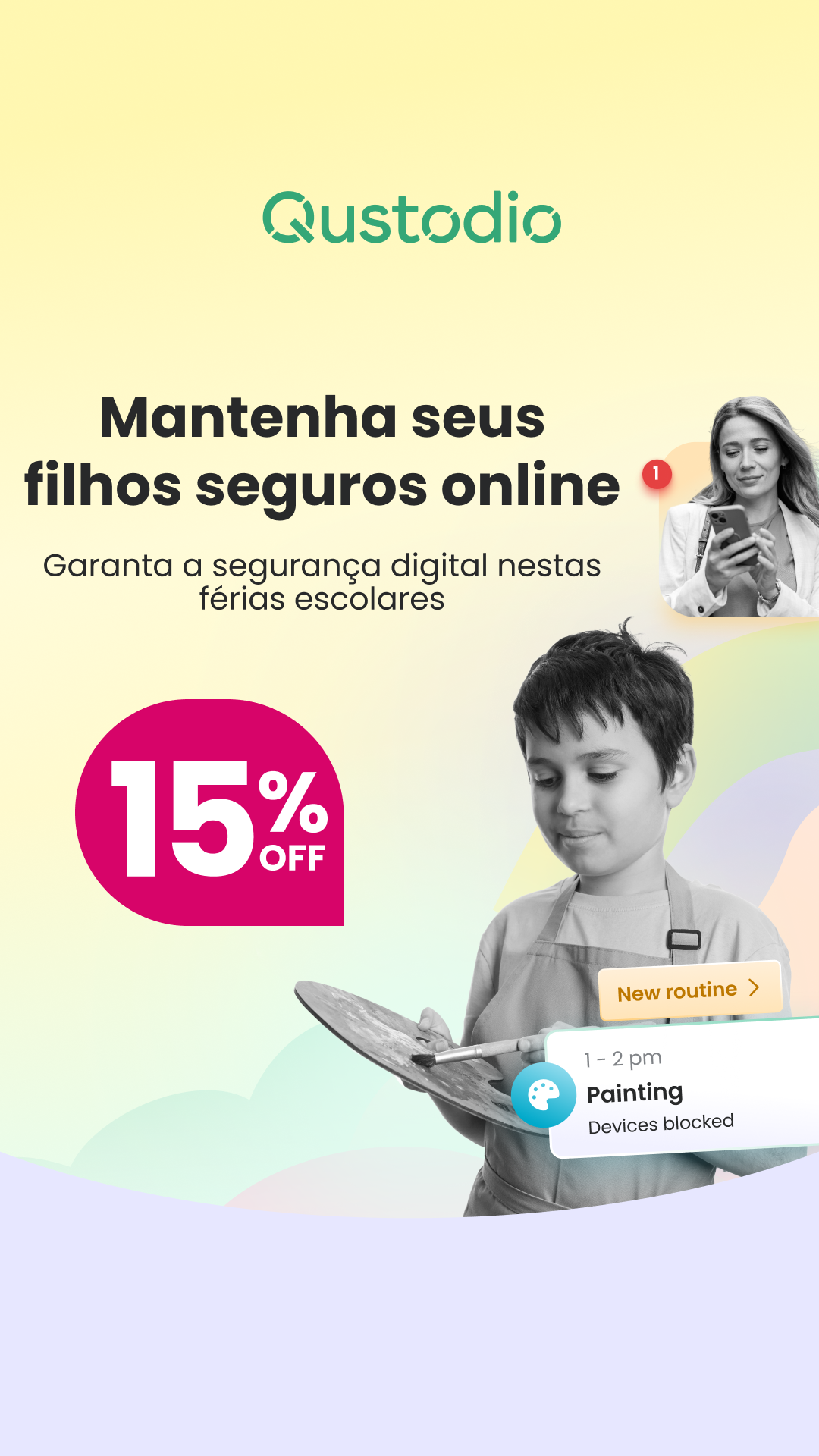 Qustodio Facebook ad