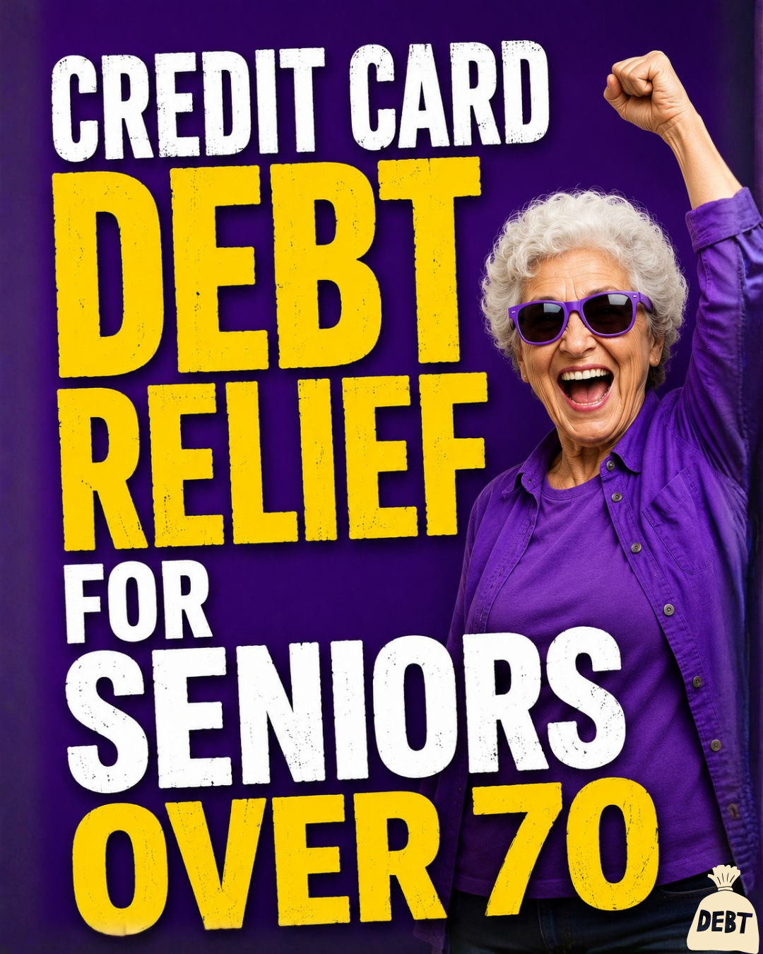 Senior Insights Facebook ad: 𝗖𝗿𝗲𝗱𝗶𝘁 𝗖𝗮𝗿𝗱 𝗗𝗲𝗯𝘁 𝗥𝗲𝗹𝗶𝗲𝗳 𝗙𝗼𝗿…