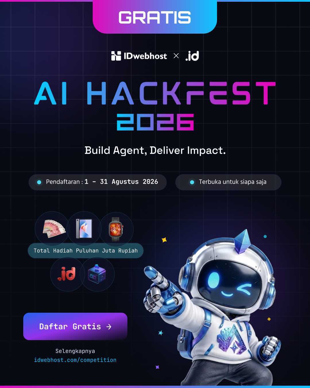 IDwebhost Facebook ad: Banyak orang berlomba bikin AI yang pintar.
