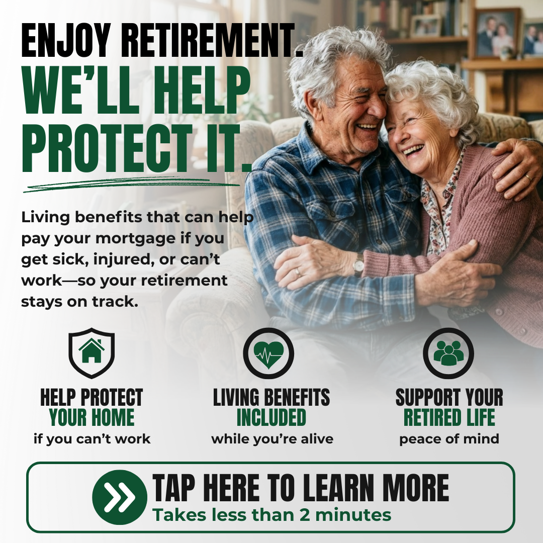 Family Term & Home Protection Solutions Facebook ad: Mortgage Protection Made Simple