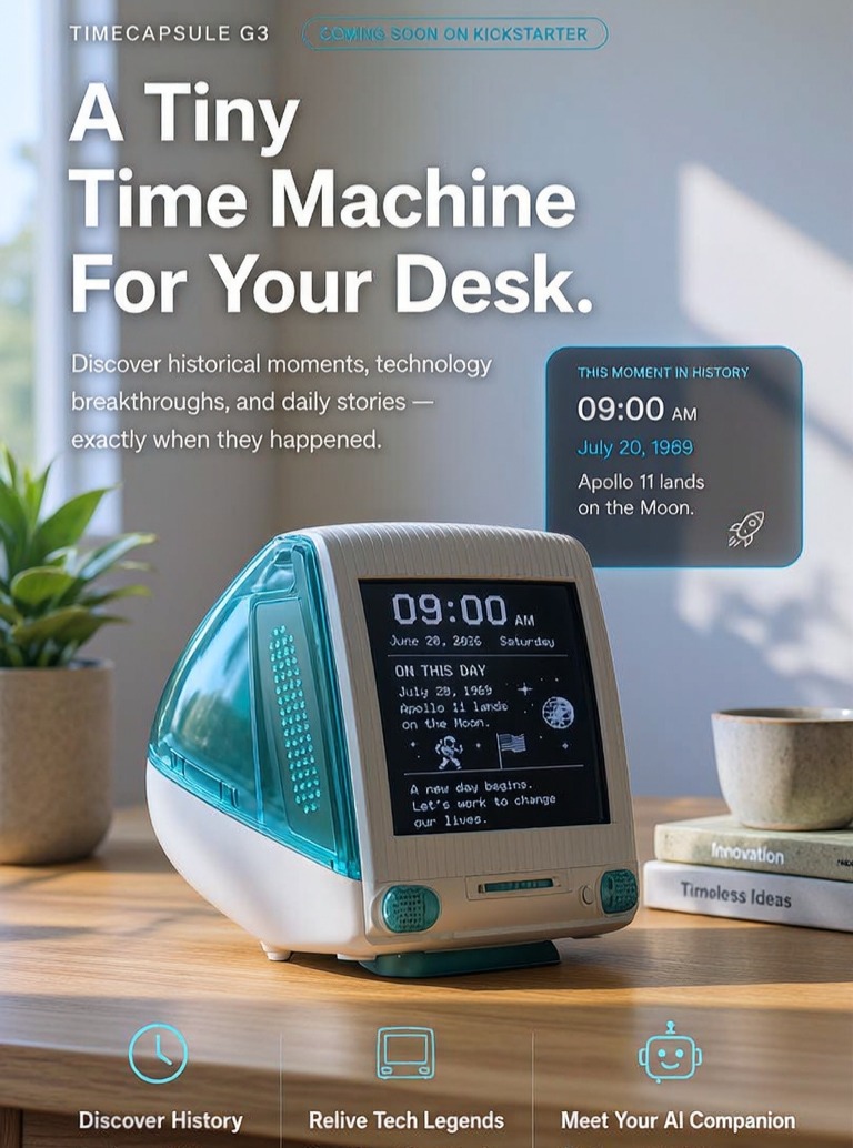 RayCue Facebook ad: TIMECAPSULE G3