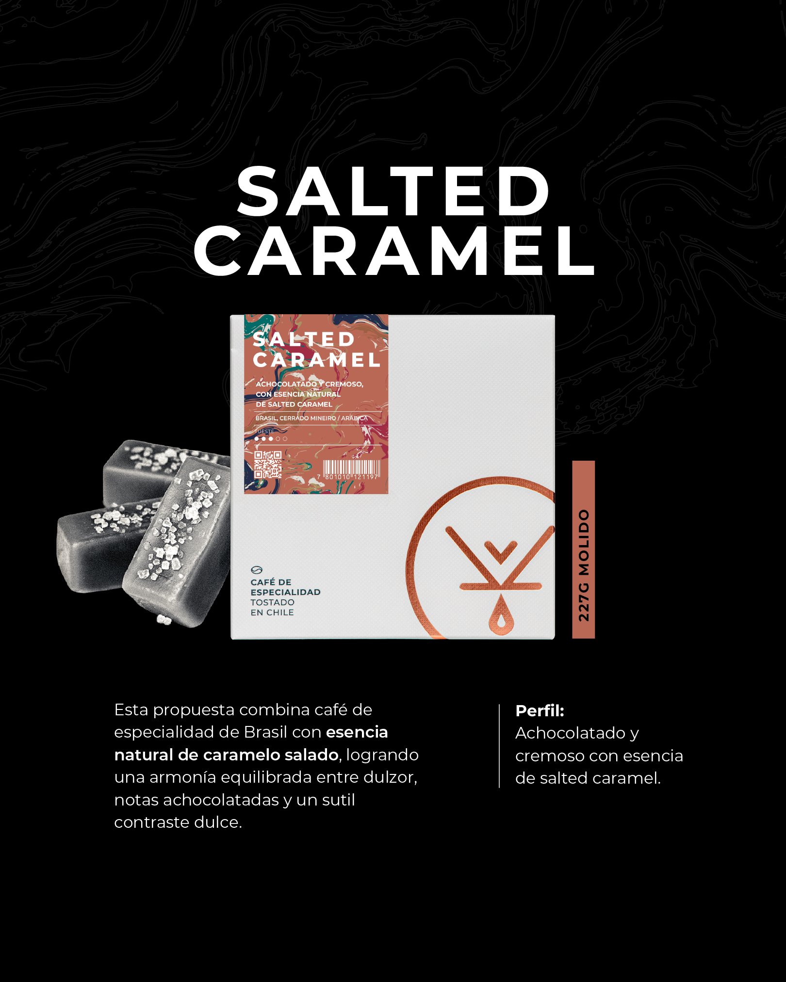 BlackDrop Coffee Facebook ad: Línea de saborizados BLACKDROP: combina café de…