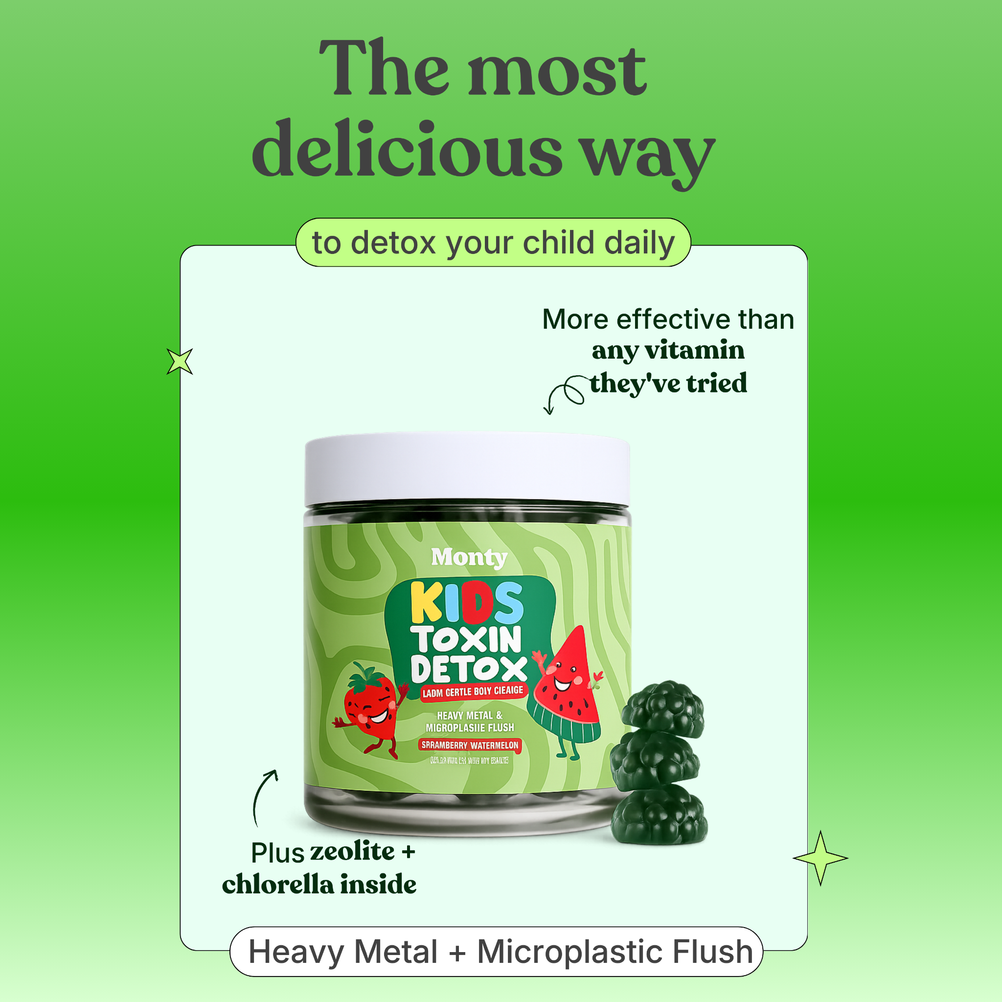 Monty Supplements Facebook ad: The Delicious Way To Reset