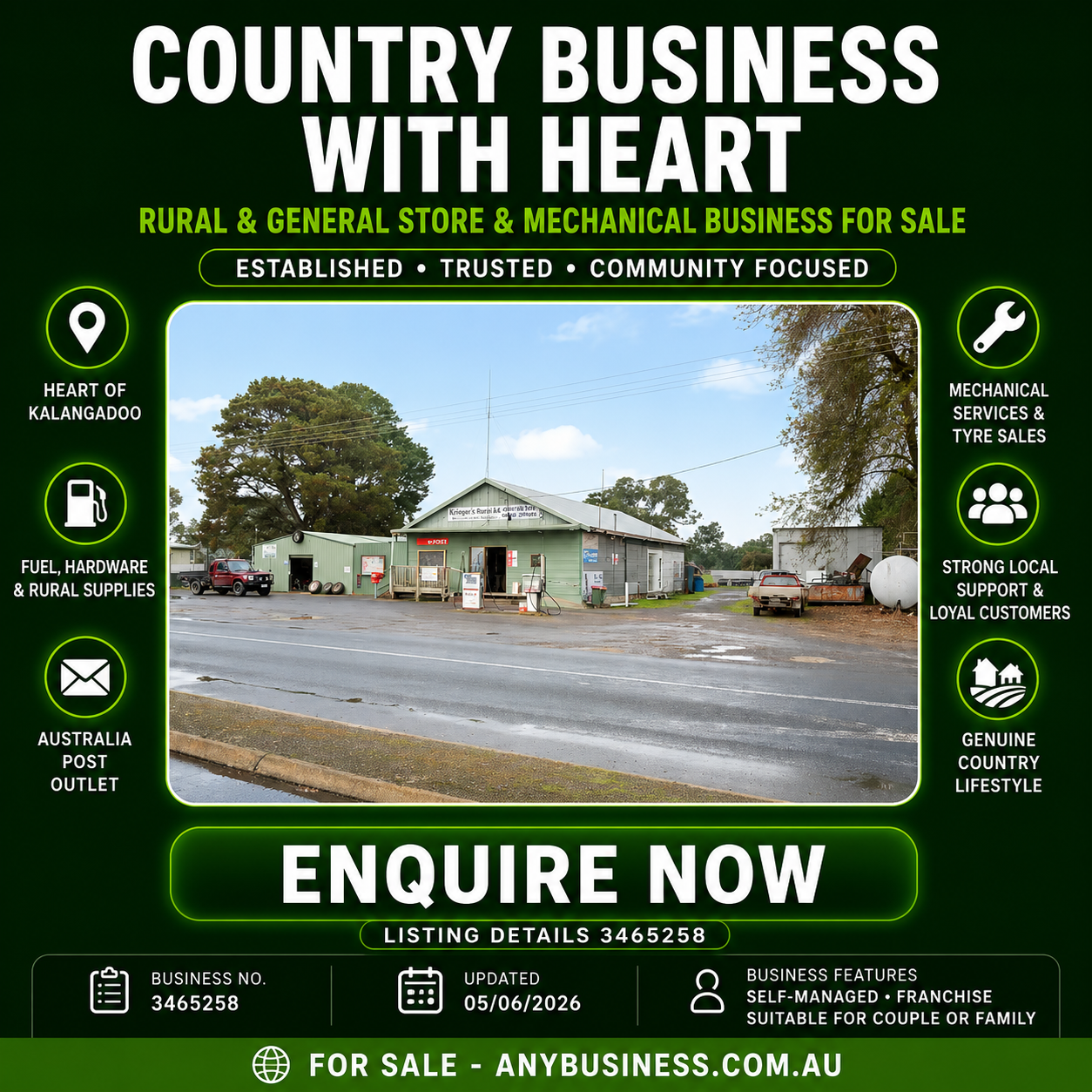 anybusiness.com.au Facebook ad