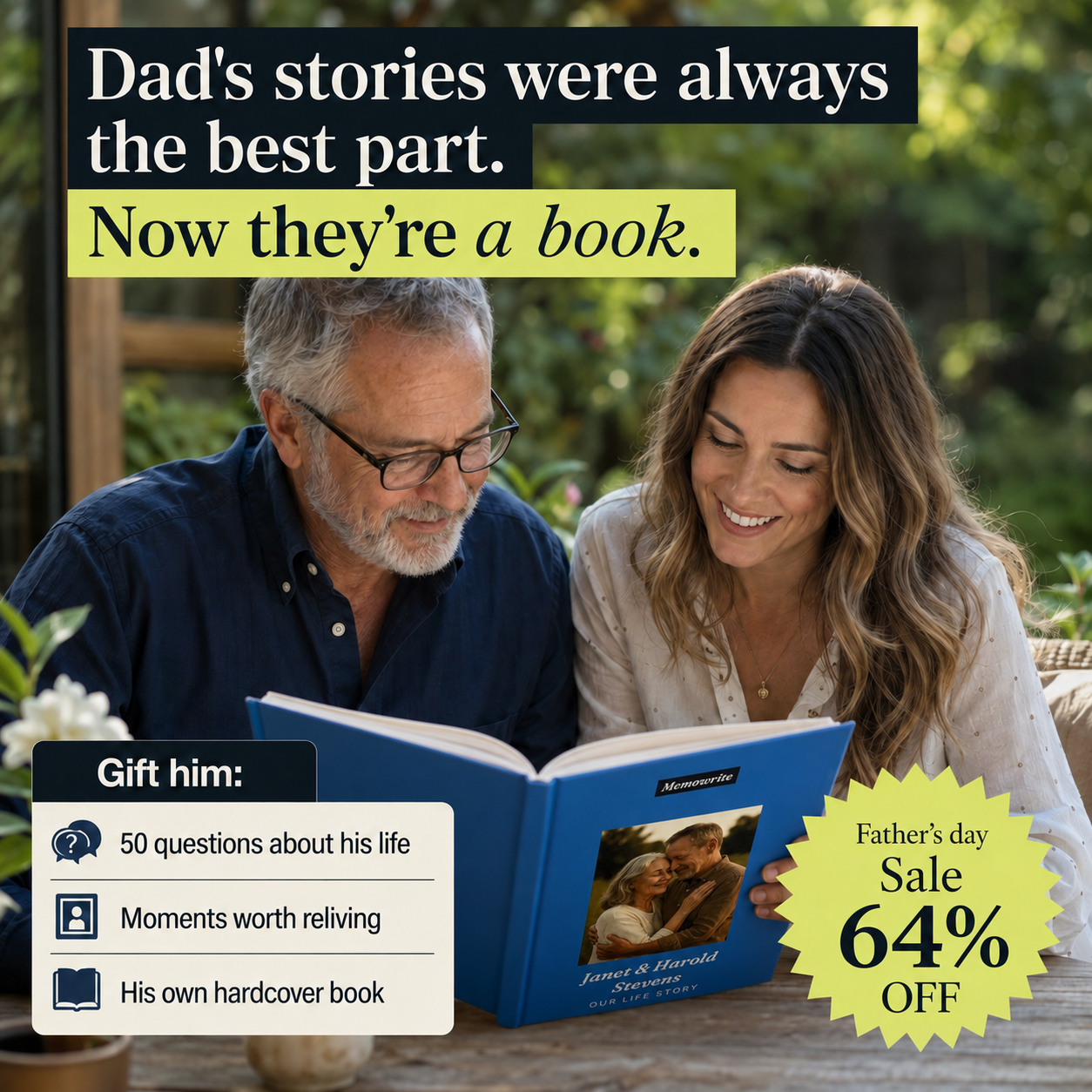 Memowrite Facebook ad