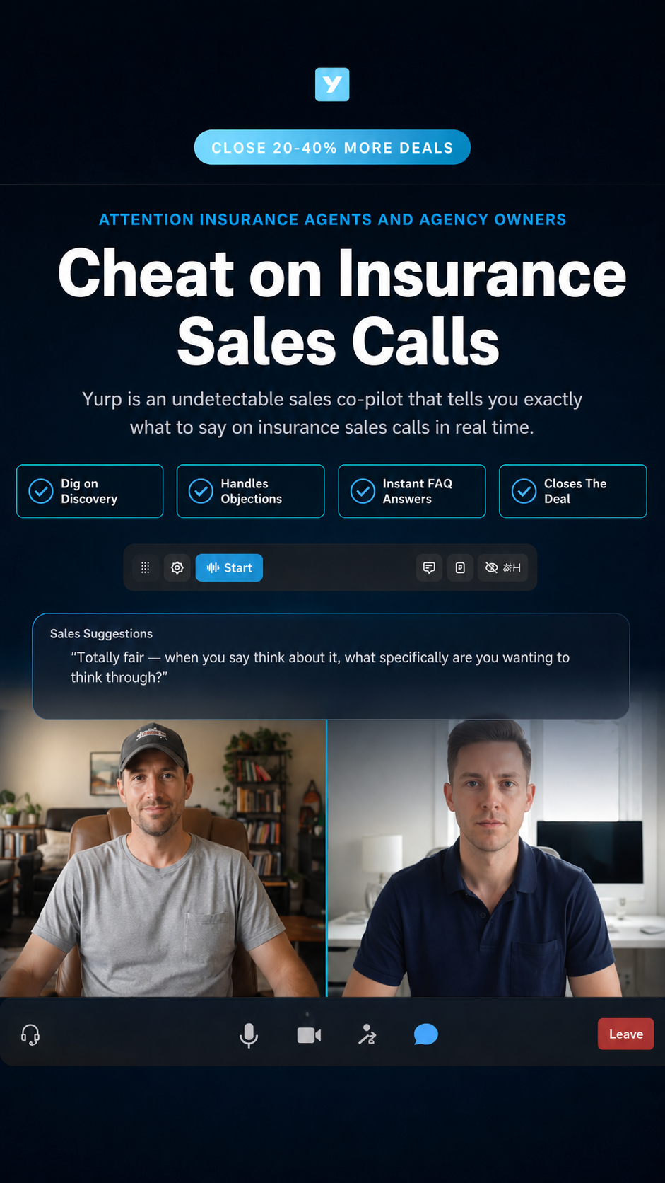 Yurp Facebook ad: What If Every Agent Closed Like Your #1?