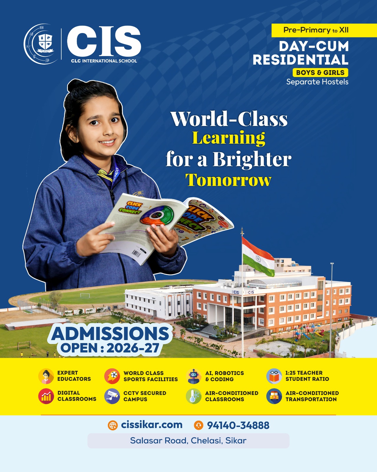 CLC International School Sikar Facebook ad: Best CBSE School in Sikar | CLC International School