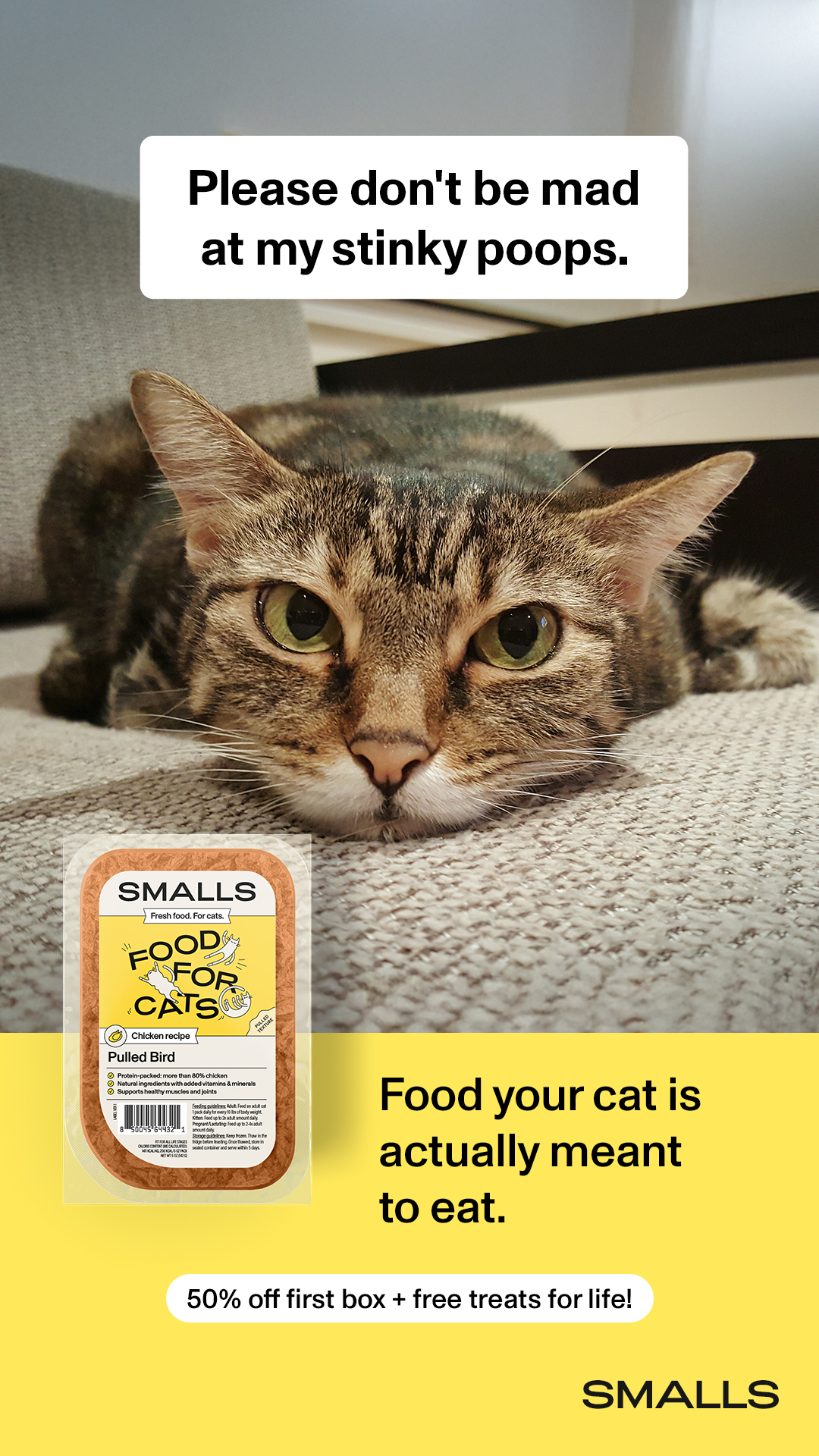 Smalls Facebook ad