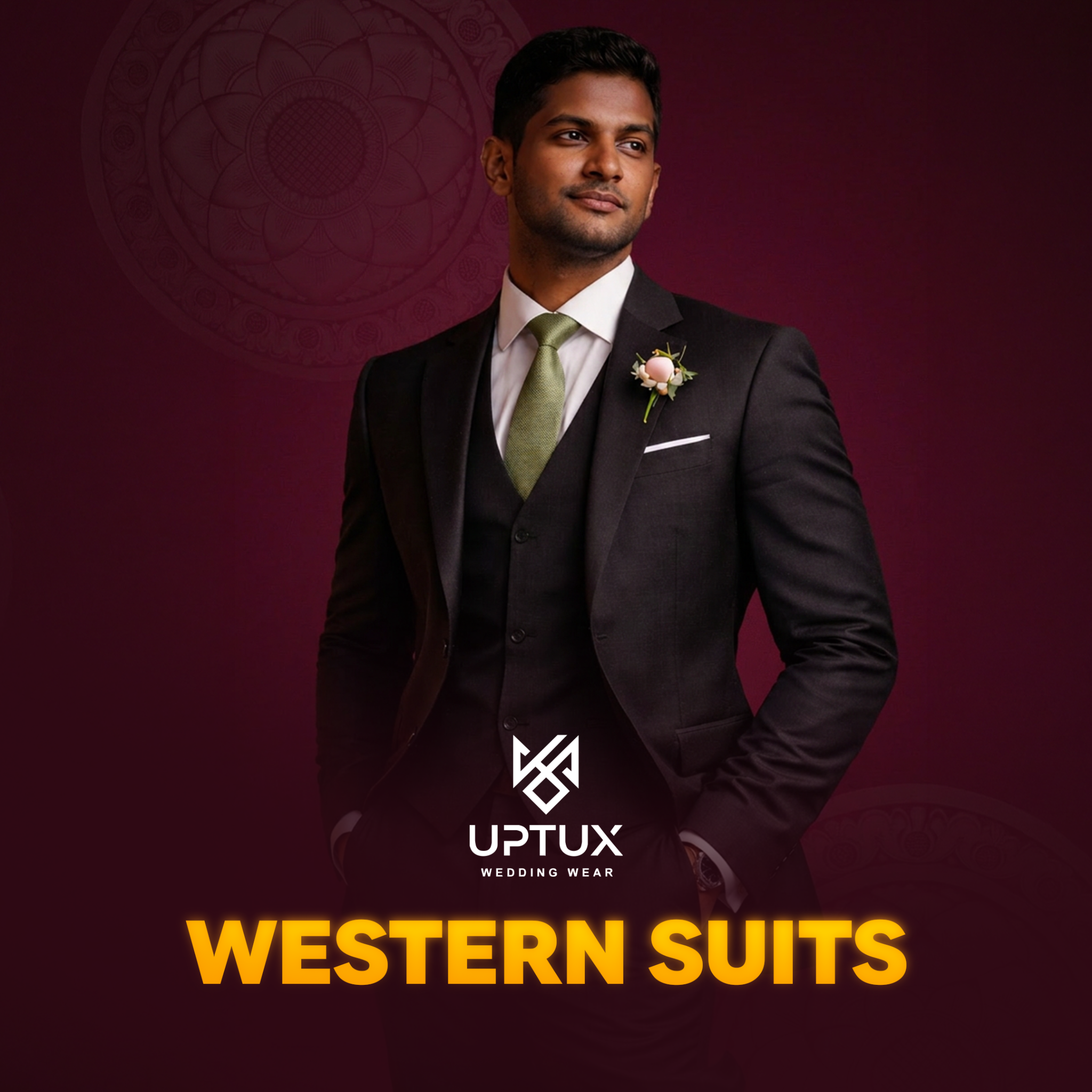 Uptux Wedding Wear Facebook ad: Chat with us
