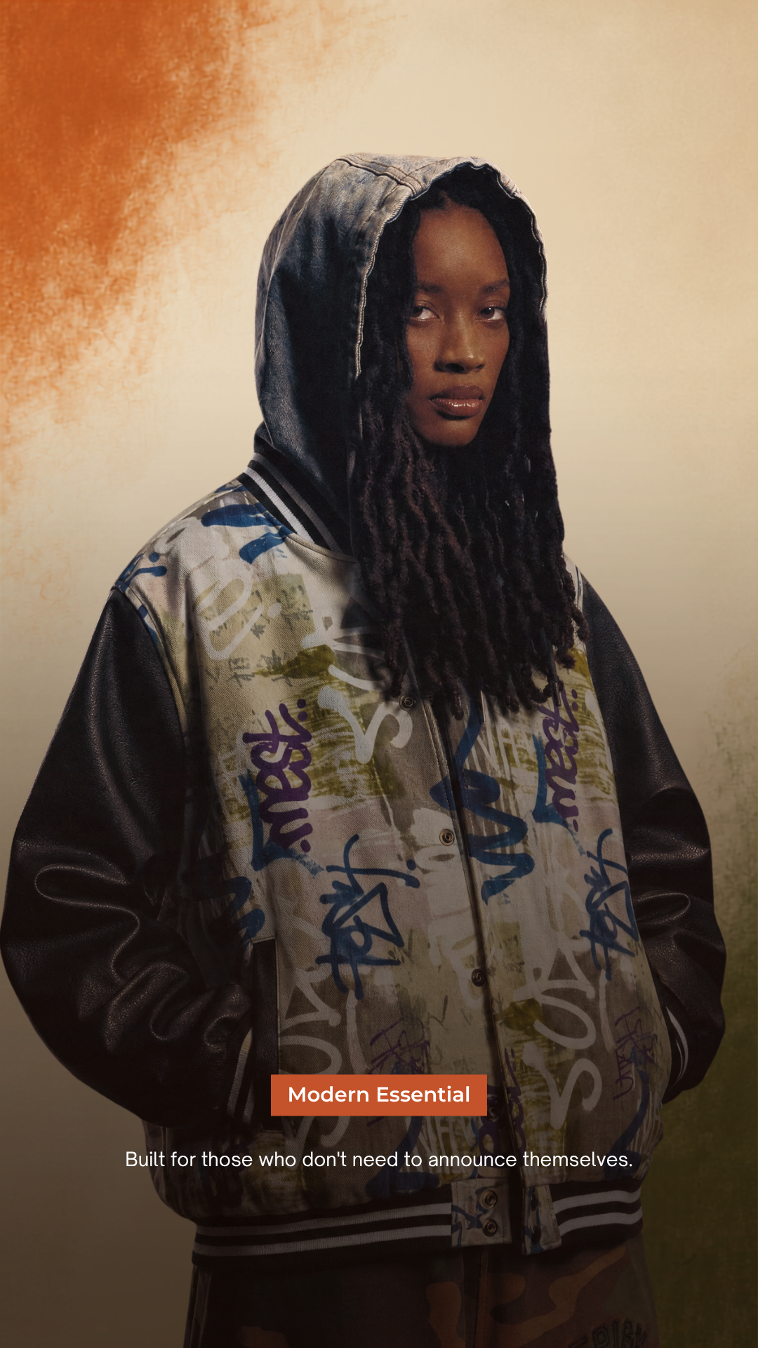 Wearshirp Facebook ad: GRAVITAS I Letterman Jacket