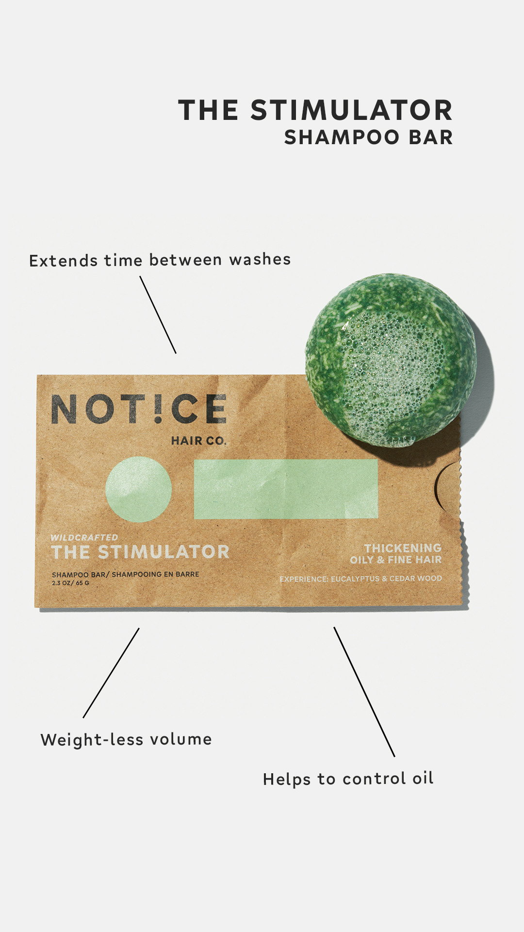 Notice Hair Co. Facebook ad
