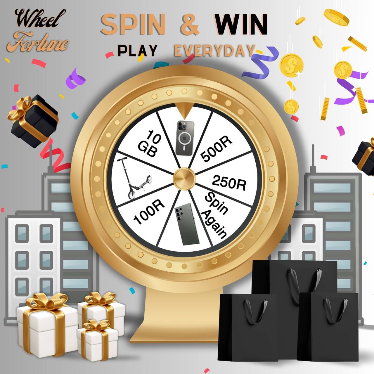 Arifin Jahan Facebook ad: SPIN & WIN