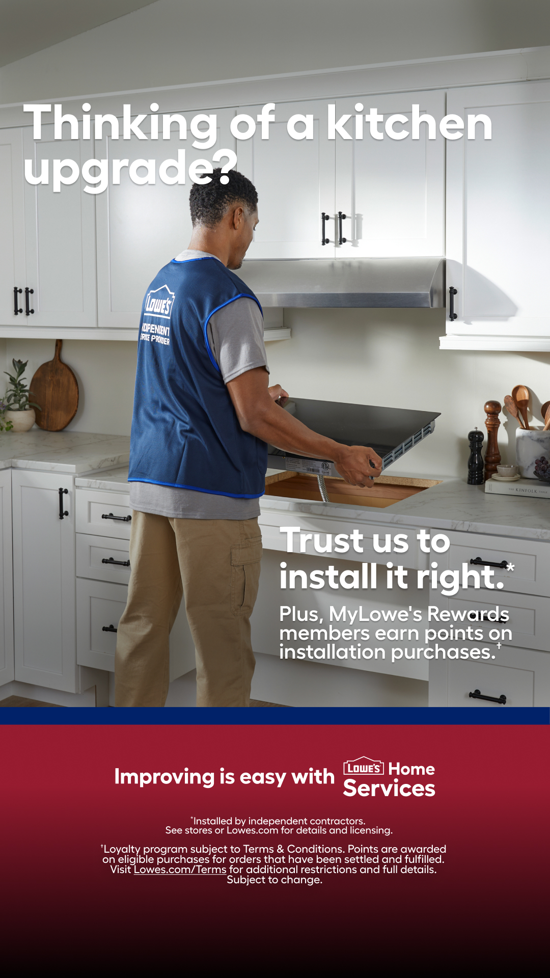 Lowe's Home Improvement Facebook ad