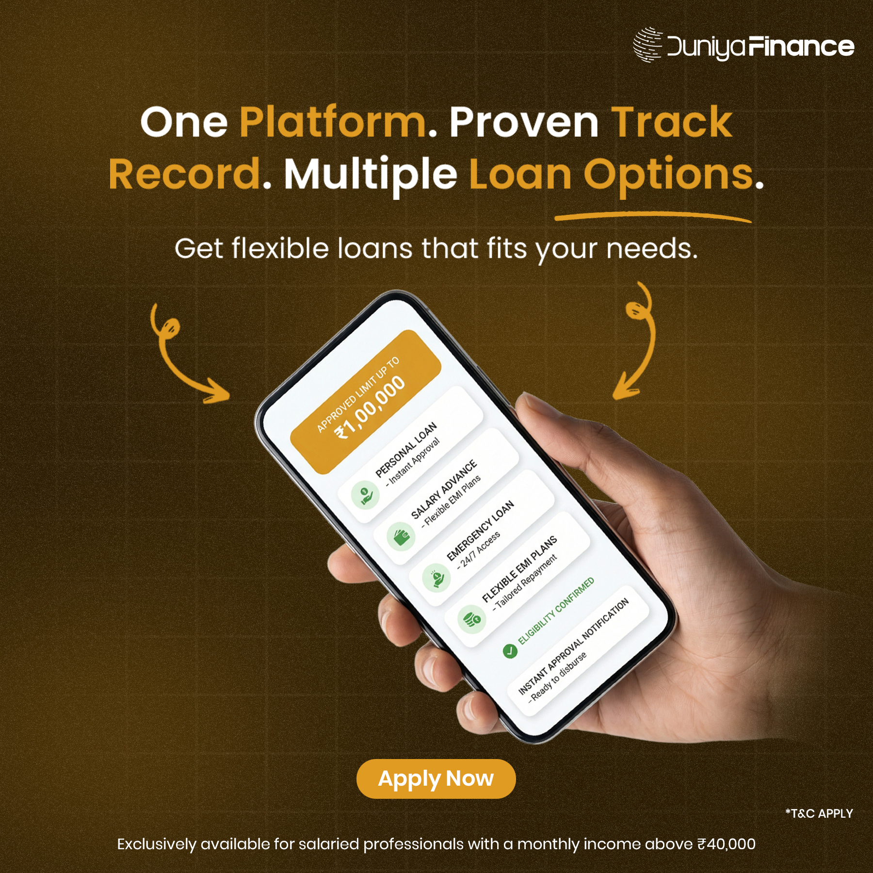 Duniya Finance Facebook ad