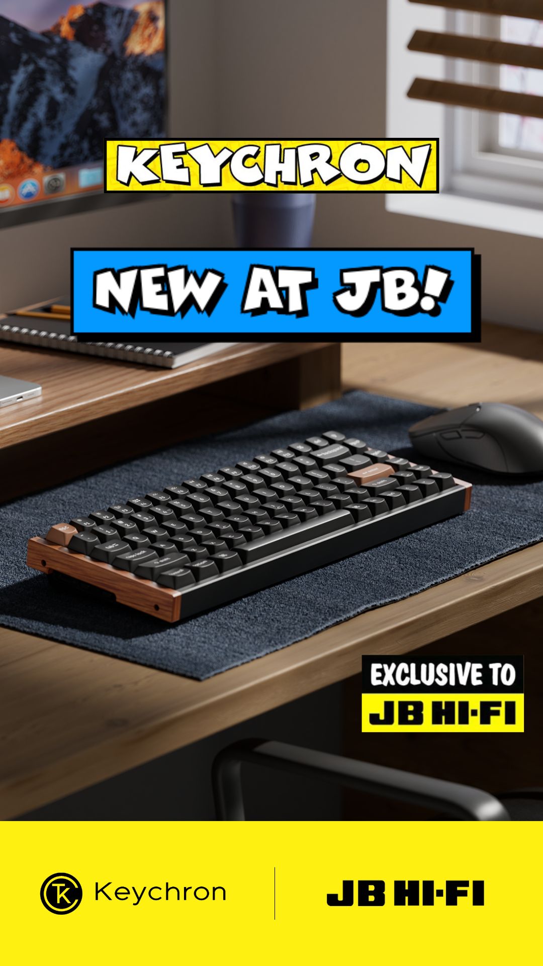 Keychron Australia Facebook ad: Your Favourite Keyboards Are Now at JB Hi-Fi!