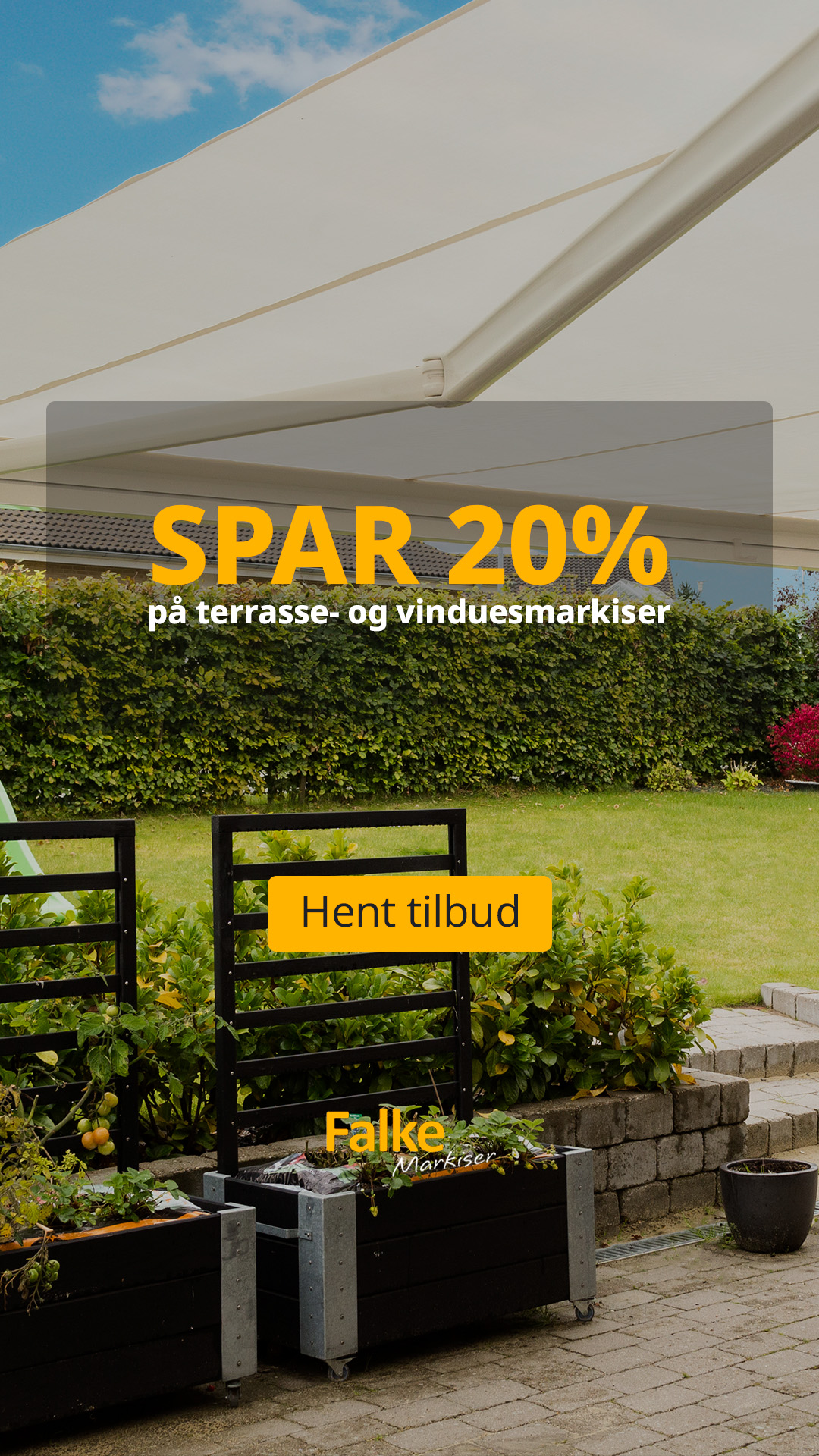 Falke Markiser A/S Facebook ad