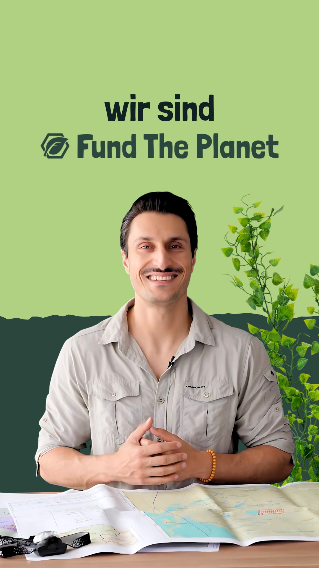 Fund the Planet Facebook ad: Manche Orte auf der Erde sind nicht nur…
