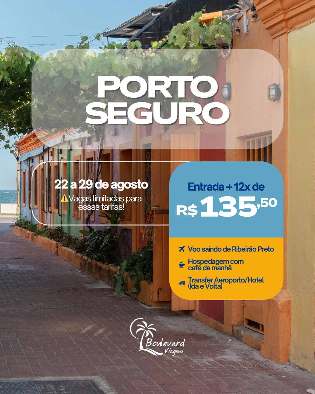 Boulevard Viagens Facebook ad: Seu próximo destino dos sonhos já está com…