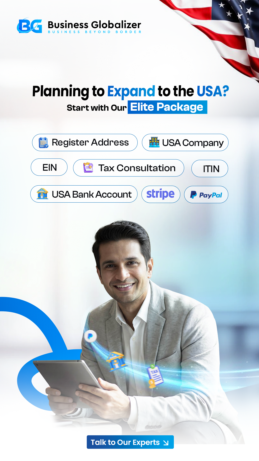 Business Globalizer Facebook ad