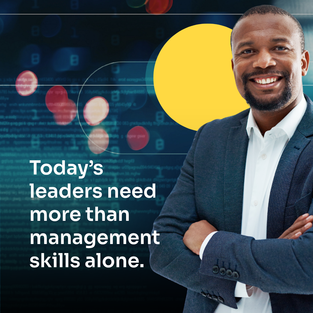 University of Bristol Business School Facebook ad: Most leadership programmes teach you how to manage.