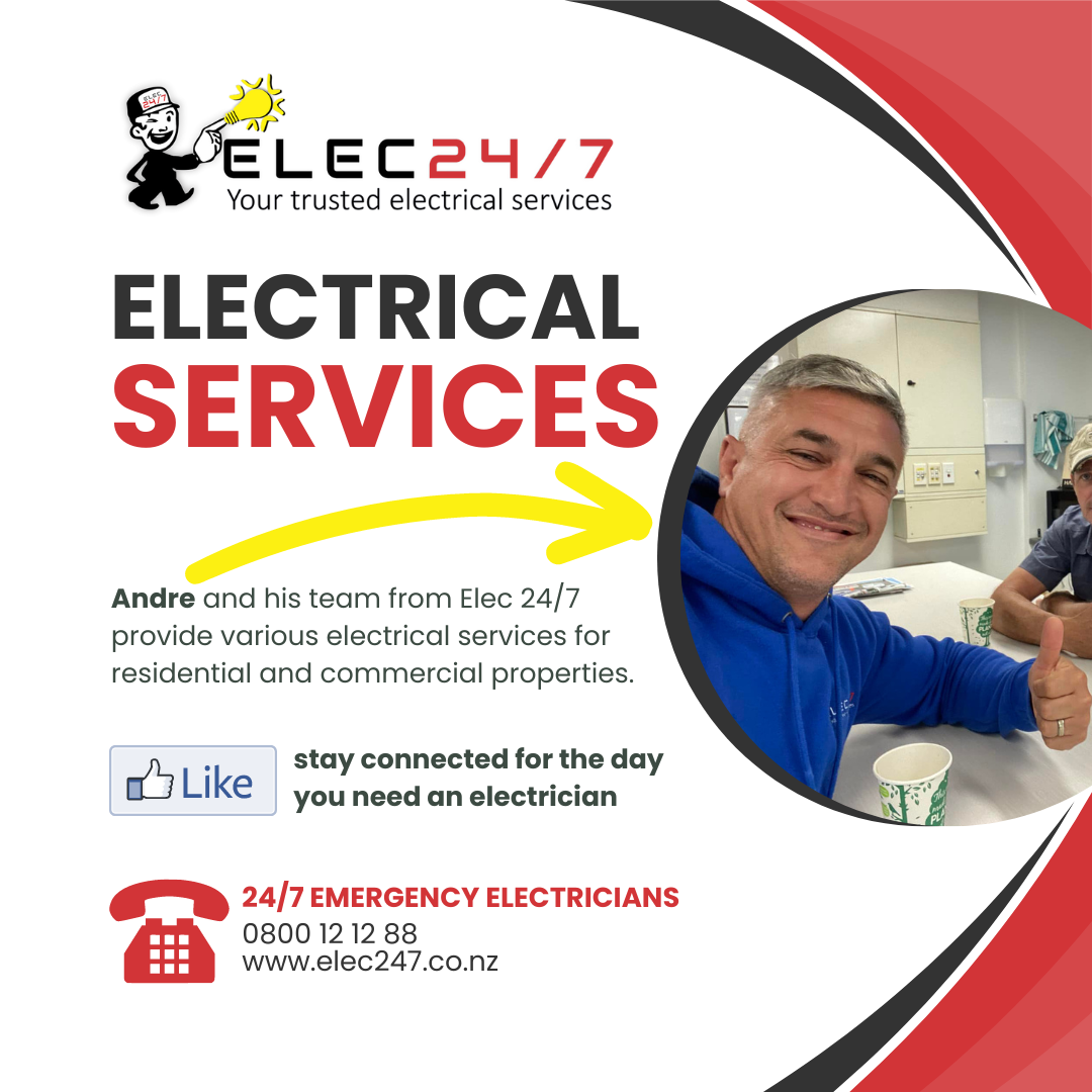 ELEC 24/7 NZ Facebook ad: Be cool and like my page!:-)