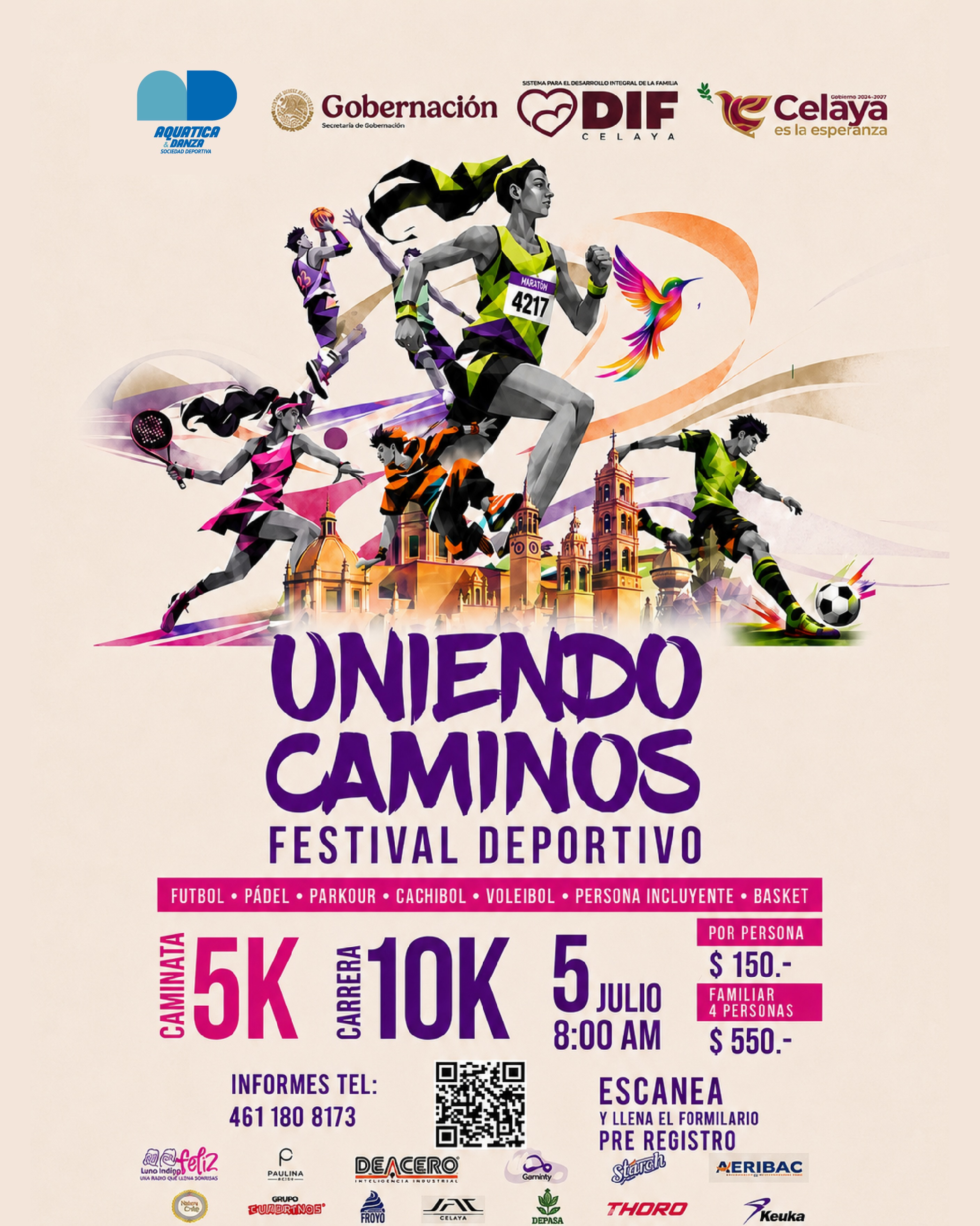 Aquatica y Danza Facebook ad: Festival Deportivo Uniendo a Celaya A beneficio del…