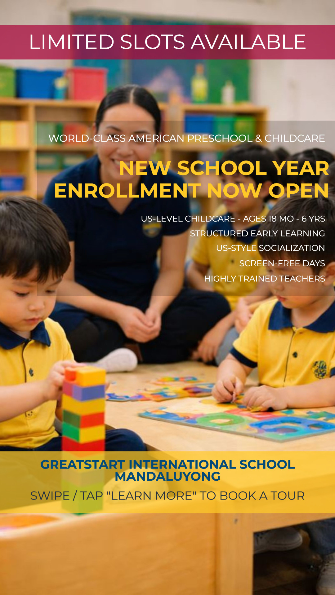 Greatstart International School Manila - Mandaluyong Facebook ad from Jun 9, 2026